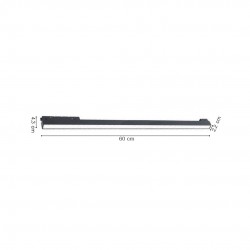 Inlight Γραμμικό φωτιστικό LED 20W  3000Κ-6000Κ για ultra thin ράγα σε μαύρη απόχρωση D:61,5cmX2.4cm (TUS06205-Black) Inlight Γραμμικό φωτιστικό LED 20W  3000Κ-6000Κ για ultra thin ράγα σε μαύρη απόχρωση D:61,5cmX2.4cm (TUS06205-Black)