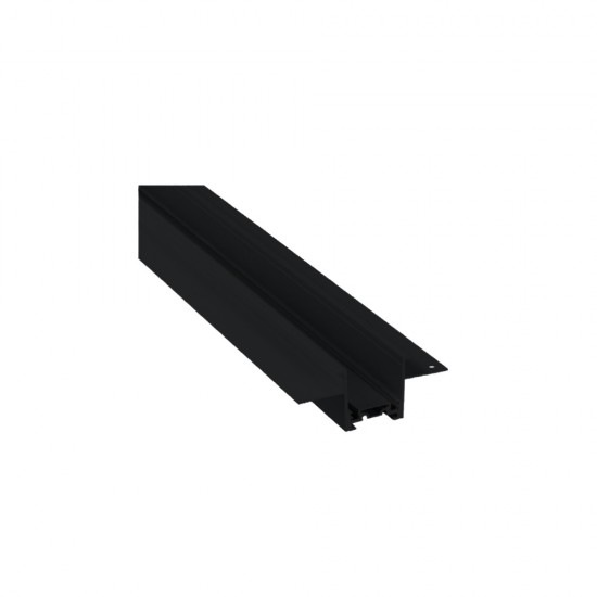 Inlight Ultra-Thin μαγνητική ράγα χωνευτή σε μαύρη απόχρωση D:1m (TRU0011-Black)