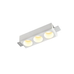 Inlight Χωνευτό τετράγωνο σποτ από γύψο 3XGU10 D:22cm (Χ0013-WH) Inlight Χωνευτό τετράγωνο σποτ από γύψο 3XGU10 D:22cm (Χ0013-WH)