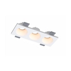 Inlight Χωνευτό σποτ από γύψο 3XGU10 D:31cm (Χ0016-WH) Inlight Χωνευτό σποτ από γύψο 3XGU10 D:31cm (Χ0016-WH)
