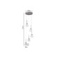 Inlight Κρεμαστό φωτιστικό LED 5*10W από χρυσαφί μέταλλο και ακρυλικό D:30x200cm (4077-5-Golden) Inlight Κρεμαστό φωτιστικό LED 5*10W από χρυσαφί μέταλλο και ακρυλικό D:30x200cm (4077-5-Golden)