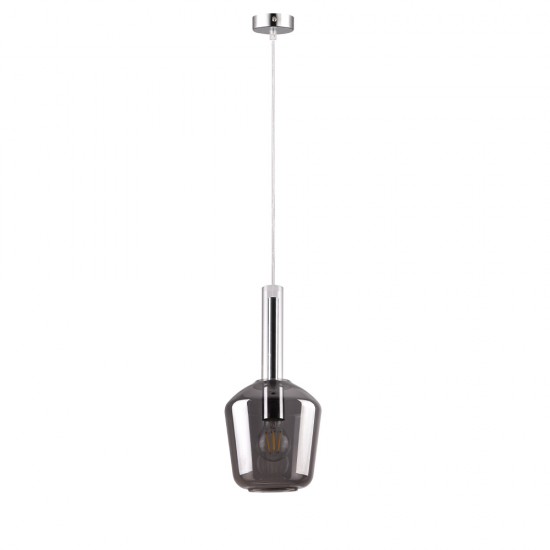 Inlight Κρεμαστό φωτιστικό από φιμέ γυαλί 1XE27 D:18x36cm (4079) Inlight Κρεμαστό φωτιστικό από φιμέ γυαλί 1XE27 D:18x36cm (4079)