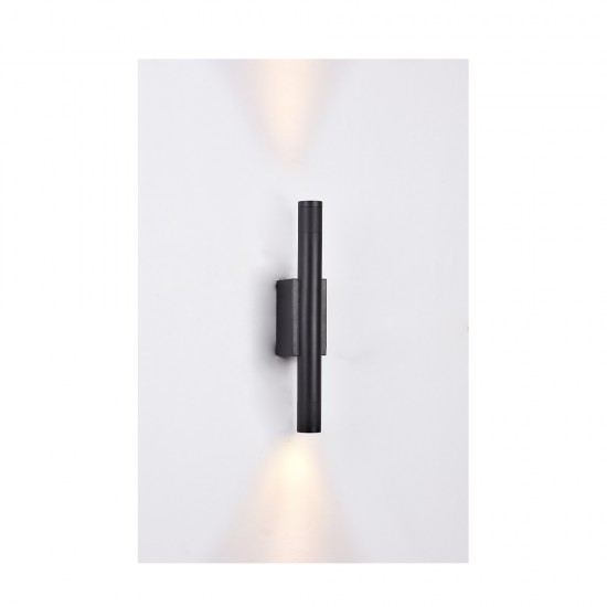 Inlight Επιτοίχιο φωτιστικό LED 2*5W 3000K σε μαύρη απόχρωση απο αλουμίνιο D:30x6cm (43061-Black) Inlight Επιτοίχιο φωτιστικό LED 2*5W 3000K σε μαύρη απόχρωση απο αλουμίνιο D:30x6cm (43061-Black)