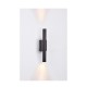 Inlight Επιτοίχιο φωτιστικό LED 2*5W 3000K σε μαύρη απόχρωση απο αλουμίνιο D:30x6cm (43061-Black) Inlight Επιτοίχιο φωτιστικό LED 2*5W 3000K σε μαύρη απόχρωση απο αλουμίνιο D:30x6cm (43061-Black)