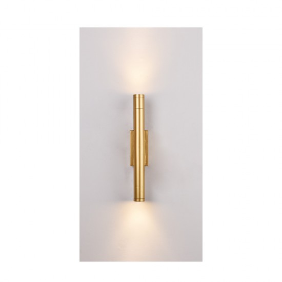 Inlight Επιτοίχιο φωτιστικό LED 2*5W 3000K σε χρυσαφί απόχρωση απο αλουμίνιο D:30x6cm (43061-Golden) Inlight Επιτοίχιο φωτιστικό LED 2*5W 3000K σε χρυσαφί απόχρωση απο αλουμίνιο D:30x6cm (43061-Golden)