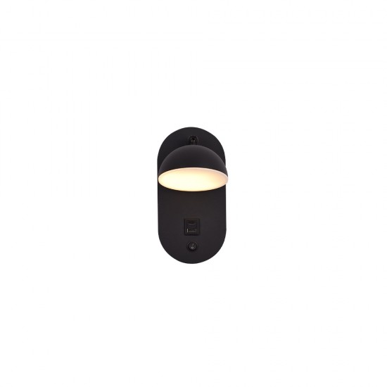Inlight Επιτοίχιο φωτιστικό LED 7W 3000K από μαύρο μέταλλο D:22x14cm (43062) Inlight Επιτοίχιο φωτιστικό LED 7W 3000K από μαύρο μέταλλο D:22x14cm (43062)