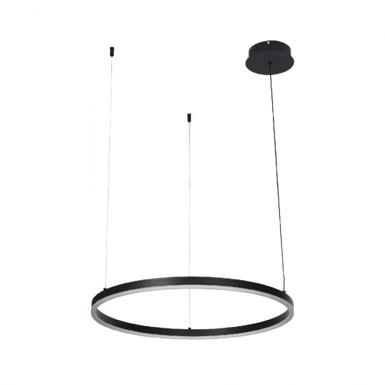 Inlight Κρεμαστό φωτιστικό LED 45W 3CCT (by switch on base) D:100cm (6095-AA-Black) Inlight Κρεμαστό φωτιστικό LED 45W 3CCT (by switch on base) D:100cm (6095-AA-Black)