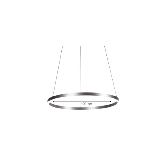 Inlight Κρεμαστό φωτιστικό LED 45W 3CCT (by switch on base) D:100cm (6095-AA-Golden) Inlight Κρεμαστό φωτιστικό LED 45W 3CCT (by switch on base) D:100cm (6095-AA-Golden)