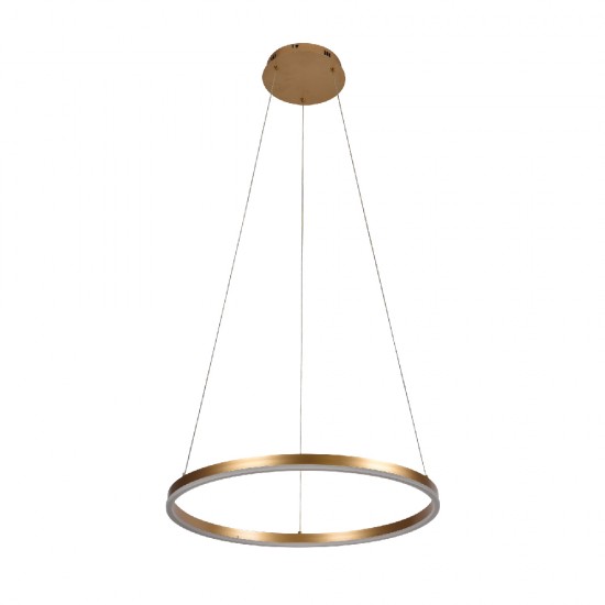Inlight Κρεμαστό φωτιστικό LED 45W 3CCT (by switch on base) D:100cm (6095-AA-Golden) Inlight Κρεμαστό φωτιστικό LED 45W 3CCT (by switch on base) D:100cm (6095-AA-Golden)