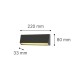 it-Lighting Blue LED 4W 3CCT Outdoor Wall Lamp White D:22cmx8cm (80202320)