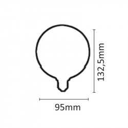 InLight E27 LED G95 13watt 4000Κ Φυσικό Λευκό (7.27.15.14.2) InLight E27 LED G95 13watt 4000Κ Φυσικό Λευκό (7.27.15.14.2)